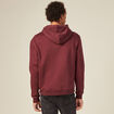 Sweat à capuche rouge foncé homme
