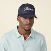 Casquette brod&eacute;e bleu marine homme
