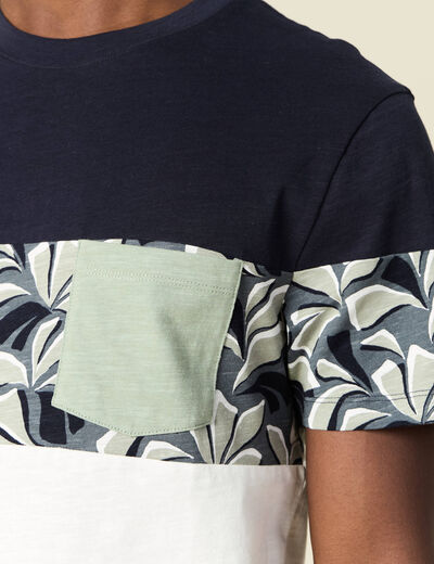 T-shirt manches courtes ecru homme