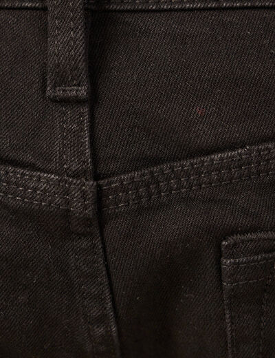 Jeans éco-responsable regular denim noir homme