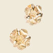 Boucles d'oreilles clous couleur or femme