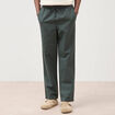 Pantalon coupe straight vert kaki homme
