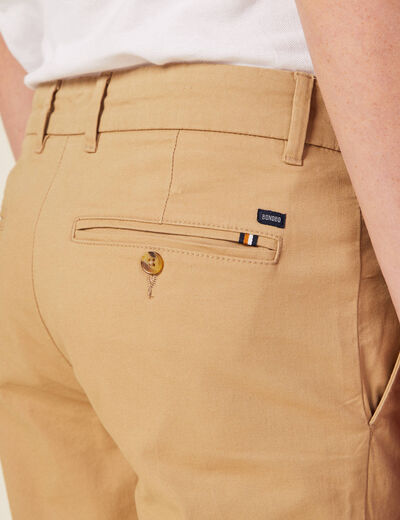 Pantalon slim Instinct chino beige homme