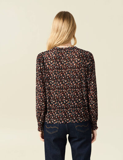 T-shirt éco-responsable multicolore femme