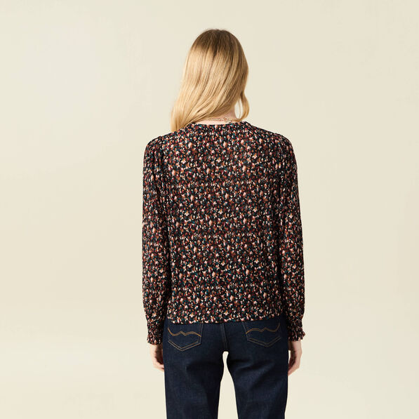 T-shirt éco-responsable multicolore femme