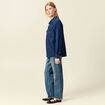 Chemise en jeans manches longues denim stone femme