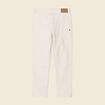 Jeans slim 5 poches denim blanc homme
