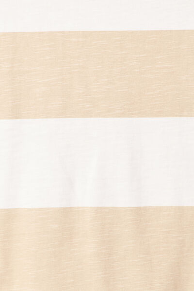 T-shirt manches courtes ecru homme