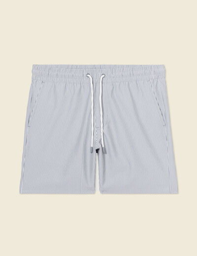 Short de bain bleu foncé homme