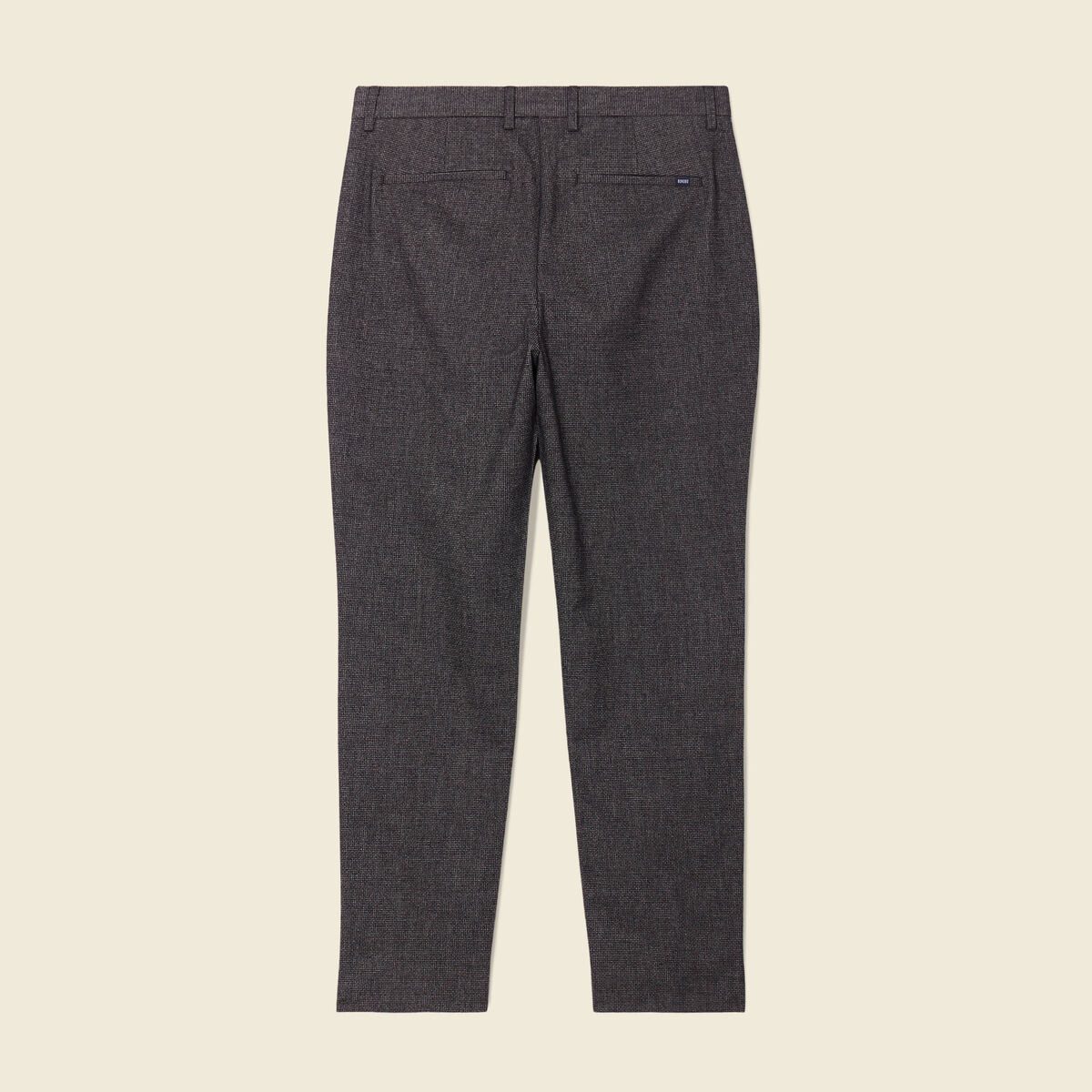 Pantalon chino tapered gris foncé homme