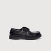 Mocassins &agrave; lacets noir homme