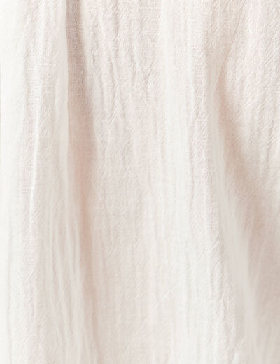 Blouse manches longues blanc femme