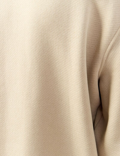 Sweat manches longues sable homme