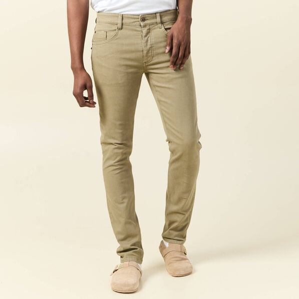 jeans eco responsable straight vert kaki homme Jeans éco-responsable straight vert kaki homme