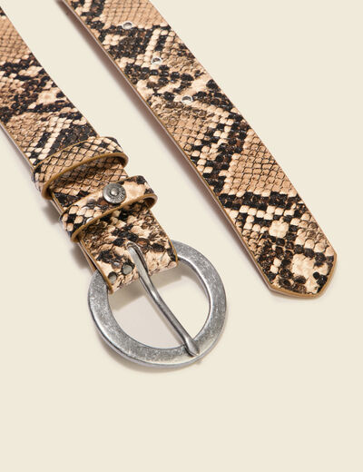 Ceinture fine multicolore femme