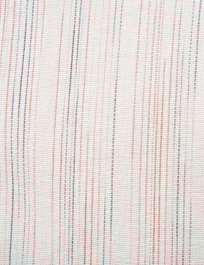Col en maille coton manches courtes ecru homme