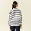 T-shirt manches longues bleu femme