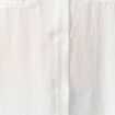 Chemise manches longues satin ecru femme