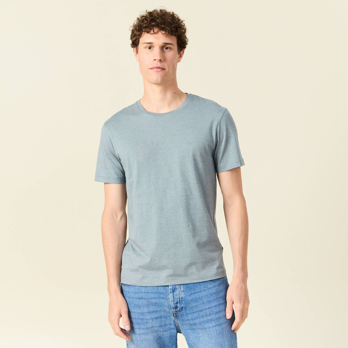 T-shirt éco-responsable vert foncé homme