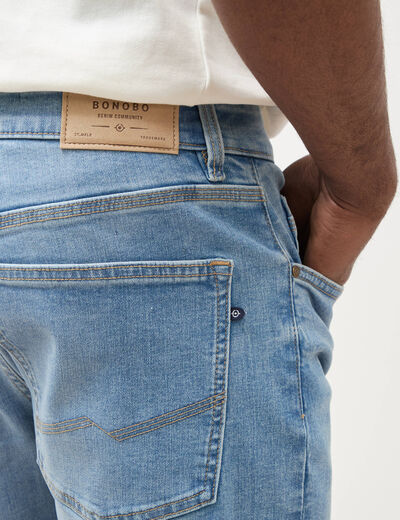 Jeans straight denim used homme