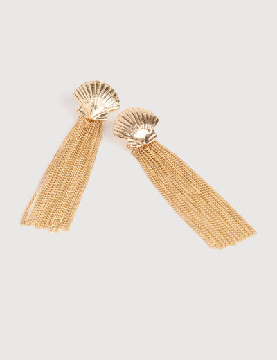 Boucles d'oreilles couleur or femme