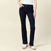 Jeans bootcut denim brut rinse femme