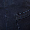 Jeans large taille haute denim brut rinse femme