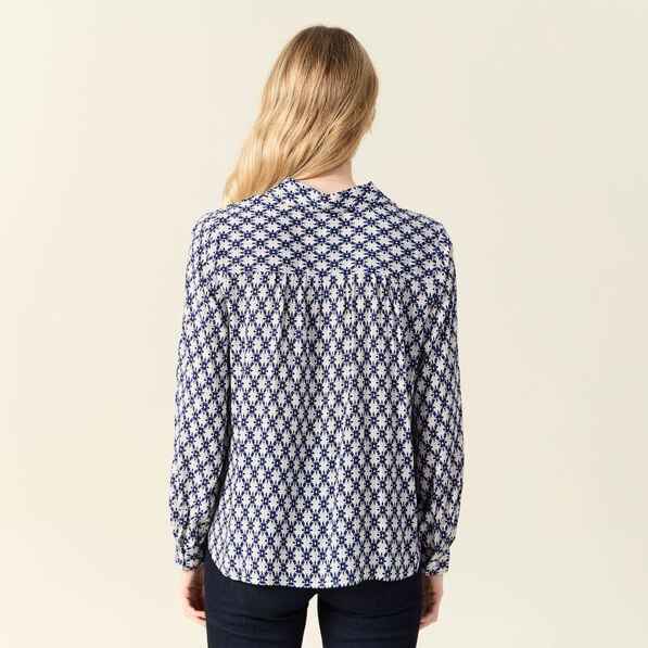 blouse manches longues bleu femme Blouse manches longues bleu femme