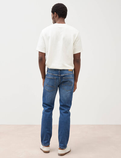 Jeans straight longueur 32 denim stone homme