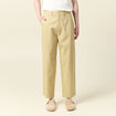 Chino coupe straight beige homme