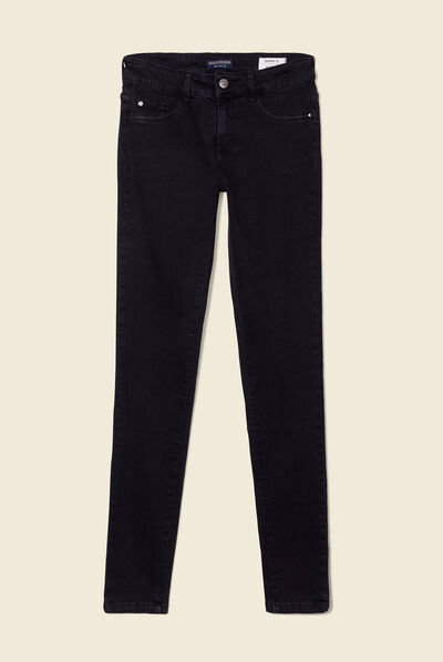 Jeans Lou - jegging denim noir femme