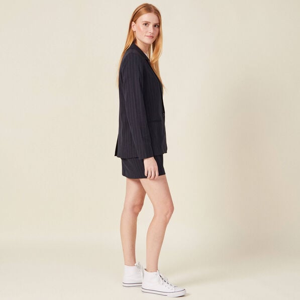 veste blazer eco responsable bleu femme Veste blazer éco-responsable bleu femme