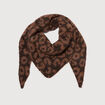 &Eacute;charpe marron clair femme