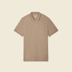 Polo éco-responsable taupe homme