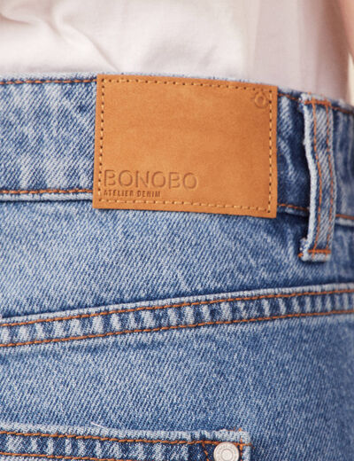 Jeans boyfriend 7/8ème denim stone femme