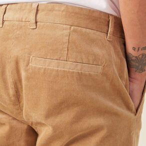 pantalon chino tapered velours beige homme Pantalon chino tapered velours beige homme