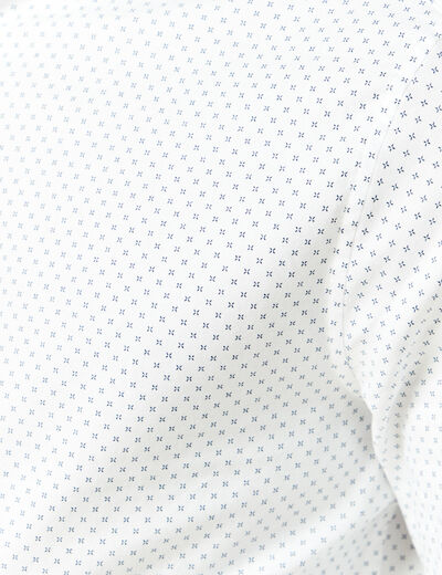 Chemise manches longues blanc homme