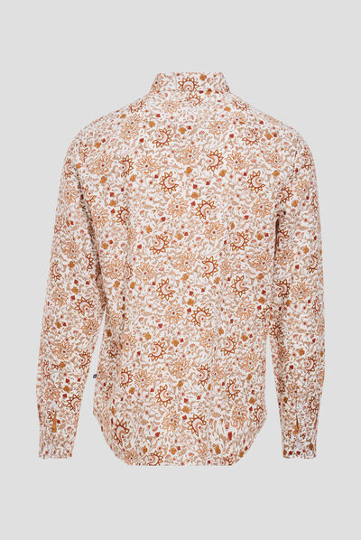 Chemise manches longues ecru homme