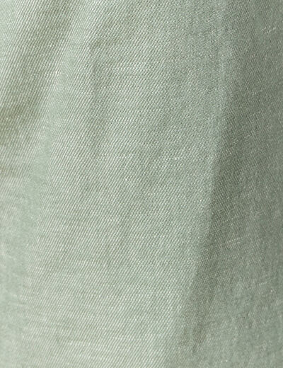 Bermuda droit vert olive homme