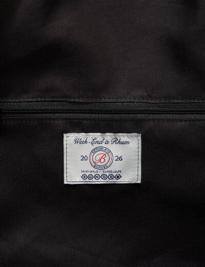Sac avec doublure bleu marine homme
