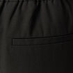 Pantalon taille haute fluide noir femme