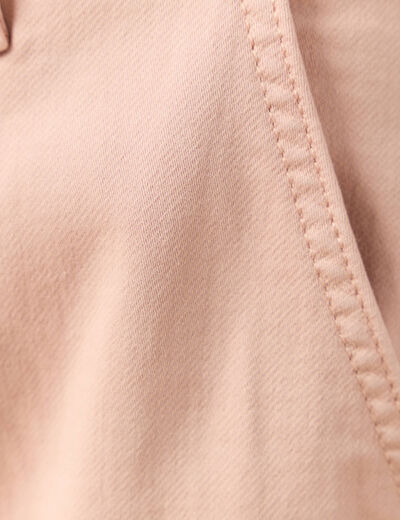 Pantalon cargo battle 7/8ème vieux rose femme