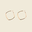 Boucles d'oreilles créoles couleur or femme