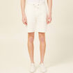 Short éco-responsable ecru homme