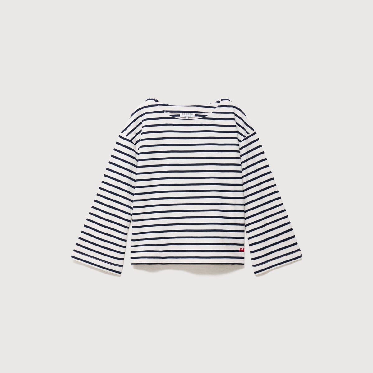 Marini&egrave;re manches longues broderie ecru femme