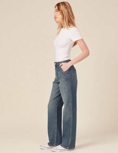 Jeans boyfriend denim dirty femme