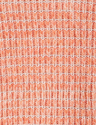 Pull manches longues rouge clair femme