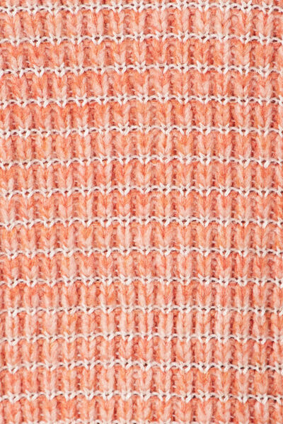 Pull manches longues rouge clair femme