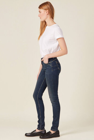 Jeans Marylin - skinny push up denim brut femme
