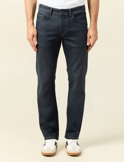 Jeans regular used denim gris homme